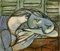 Dormeuse aux persiennes 1 1936 Cubisme